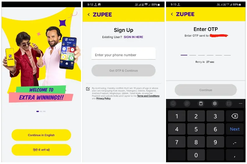 Zupee-sign-up