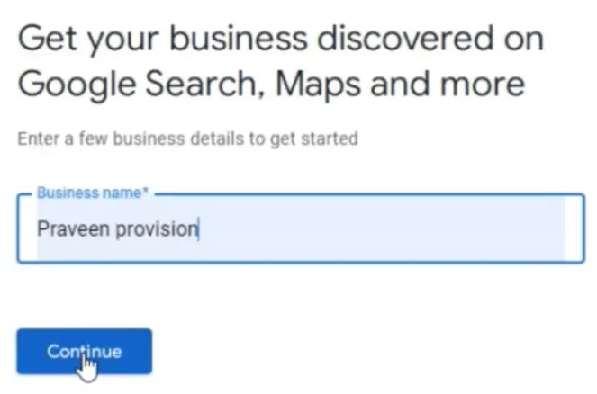 Add business google map 