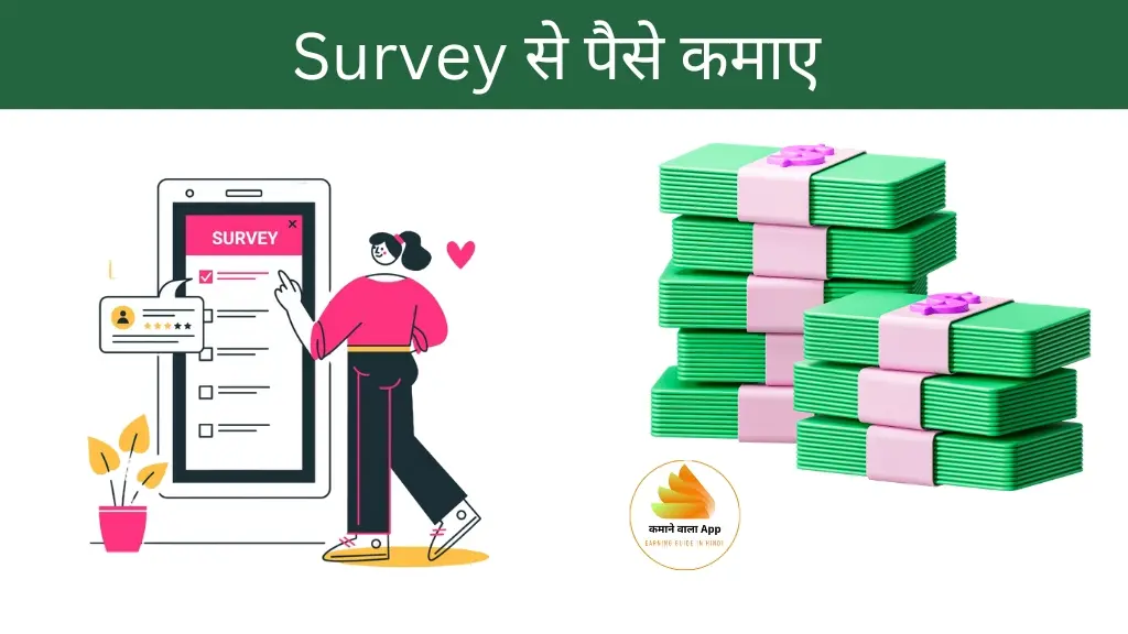Survey se paise kamaye